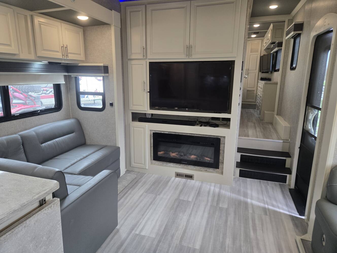 A photo of this 2021 Luxe TOY HAULER 48FB