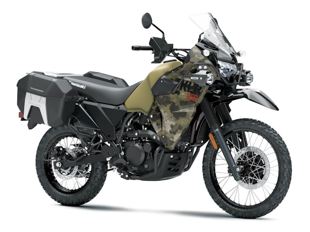 2026 Kawasaki KLR®650 Adventure ABS Cypher Camo Beige 650 ADVENTURE in Chatsworth, CA