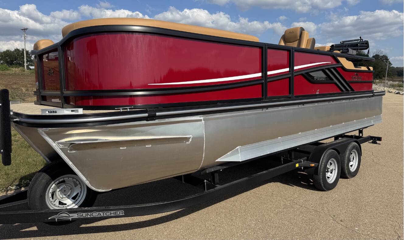 A photo of this 2026 G3 Suncatcher Fusion 322SS