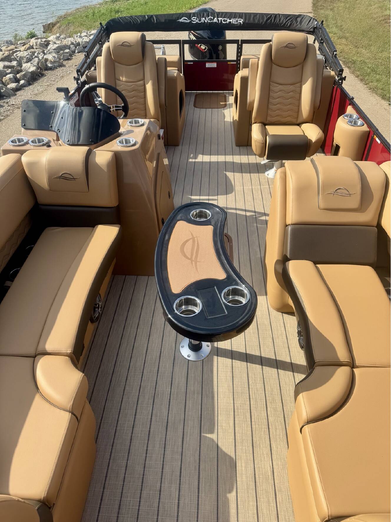 A photo of this 2026 G3 Suncatcher Fusion 322SS