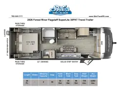 2026 Forest River Flagstaff Super Lite 30FKT