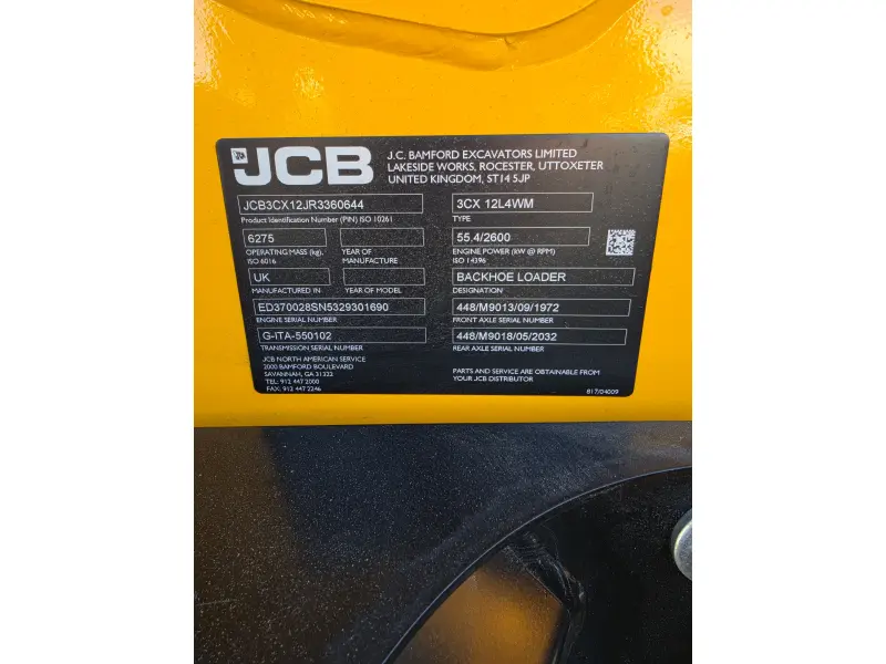 2025 JCB 3CX