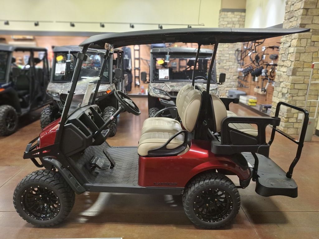 2026 E-Z-Go Express 4 Explorer 13.5 Gas Inferno Red L 6 in plant city FL