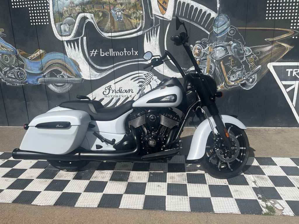 2026 Indian Motorcycle® Springfield ® Dark Horse® Ghost White Metallic Smoke DARK HORSE in Temple, TX