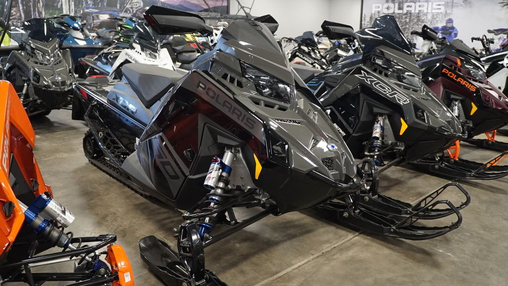 2025 Polaris® 650 Indy XCR 136 Shadow Gray / Gloss Black in watkins MN