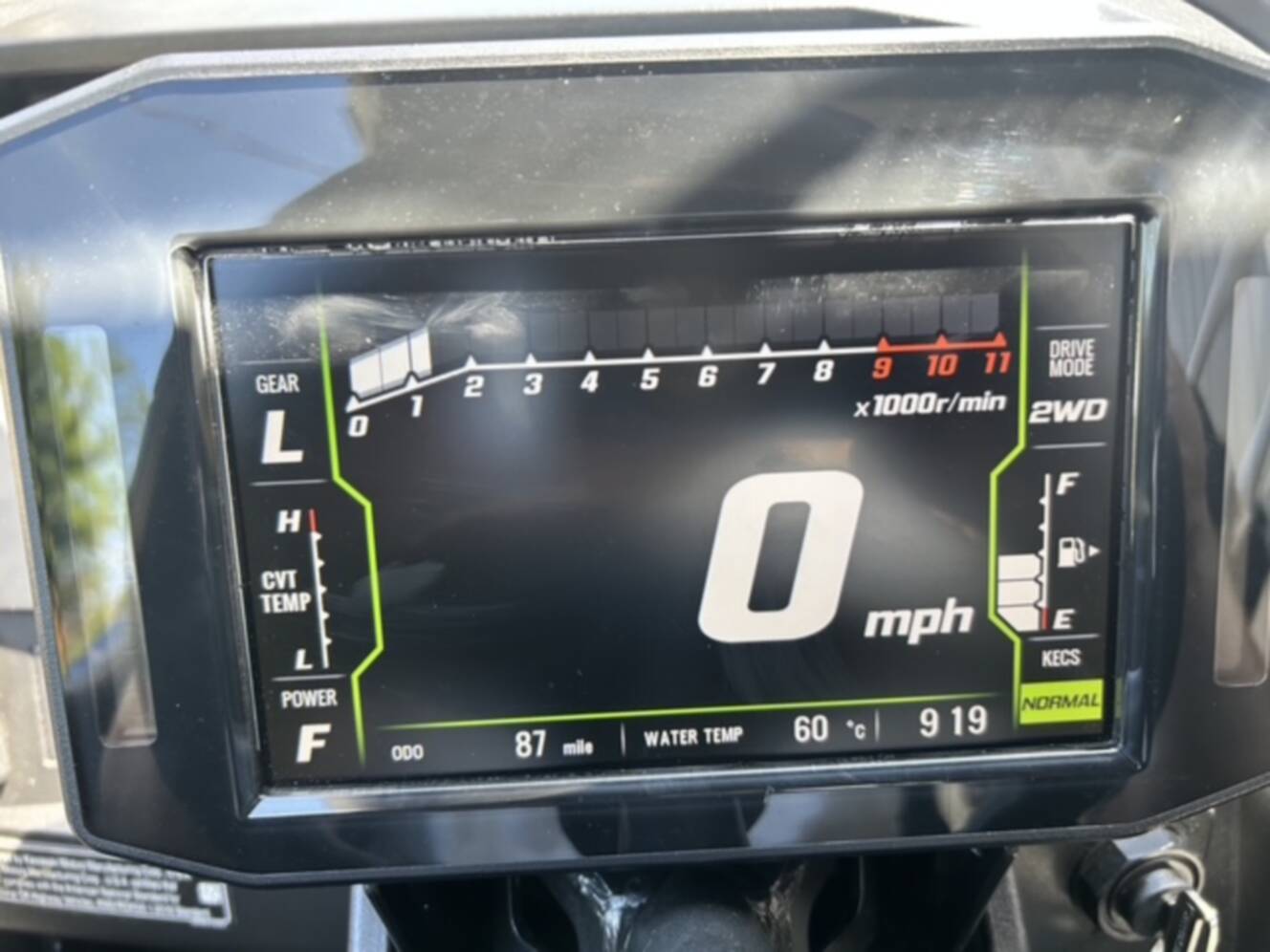 A photo of this 2023 Kawasaki TERYX