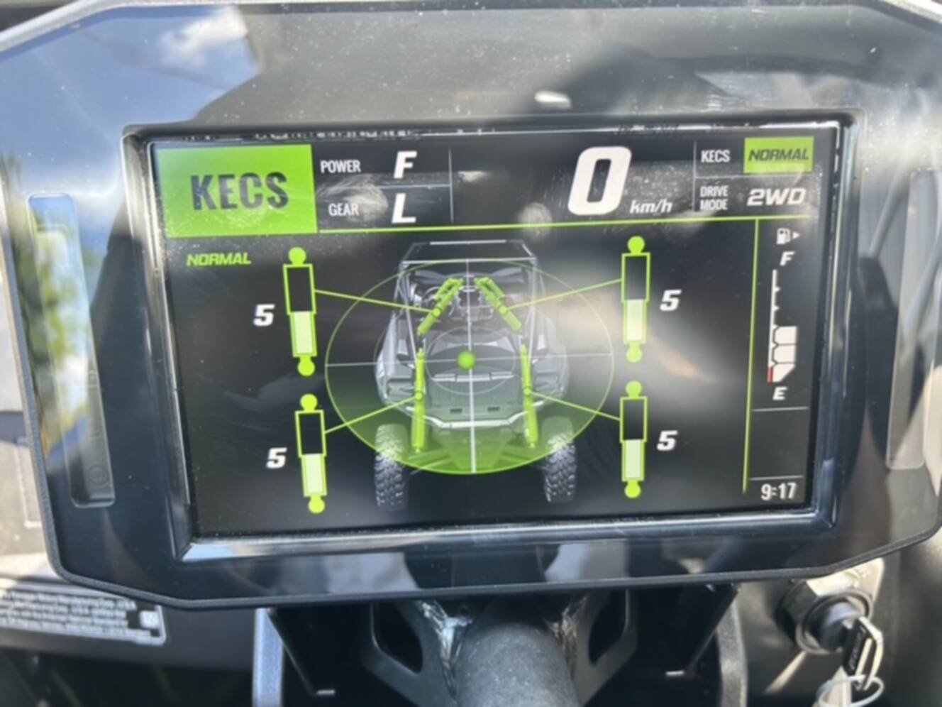 A photo of this 2023 Kawasaki TERYX
