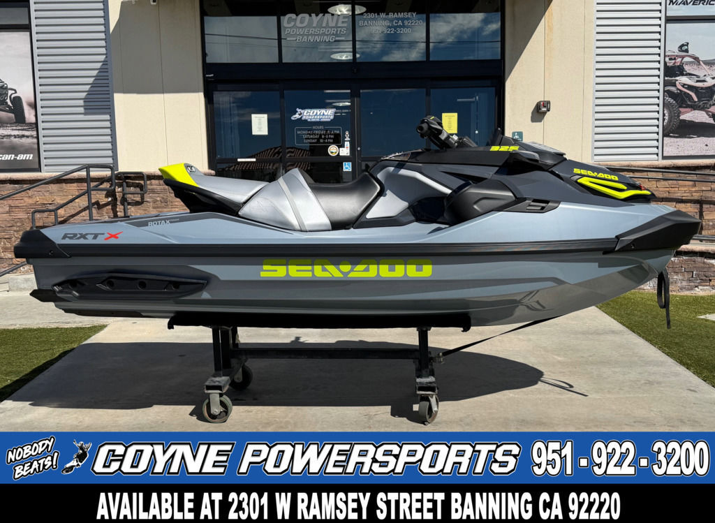 2026 Sea-Doo RXT-X 325 Ice Metal / Manta Green X 325 in Banning, CA