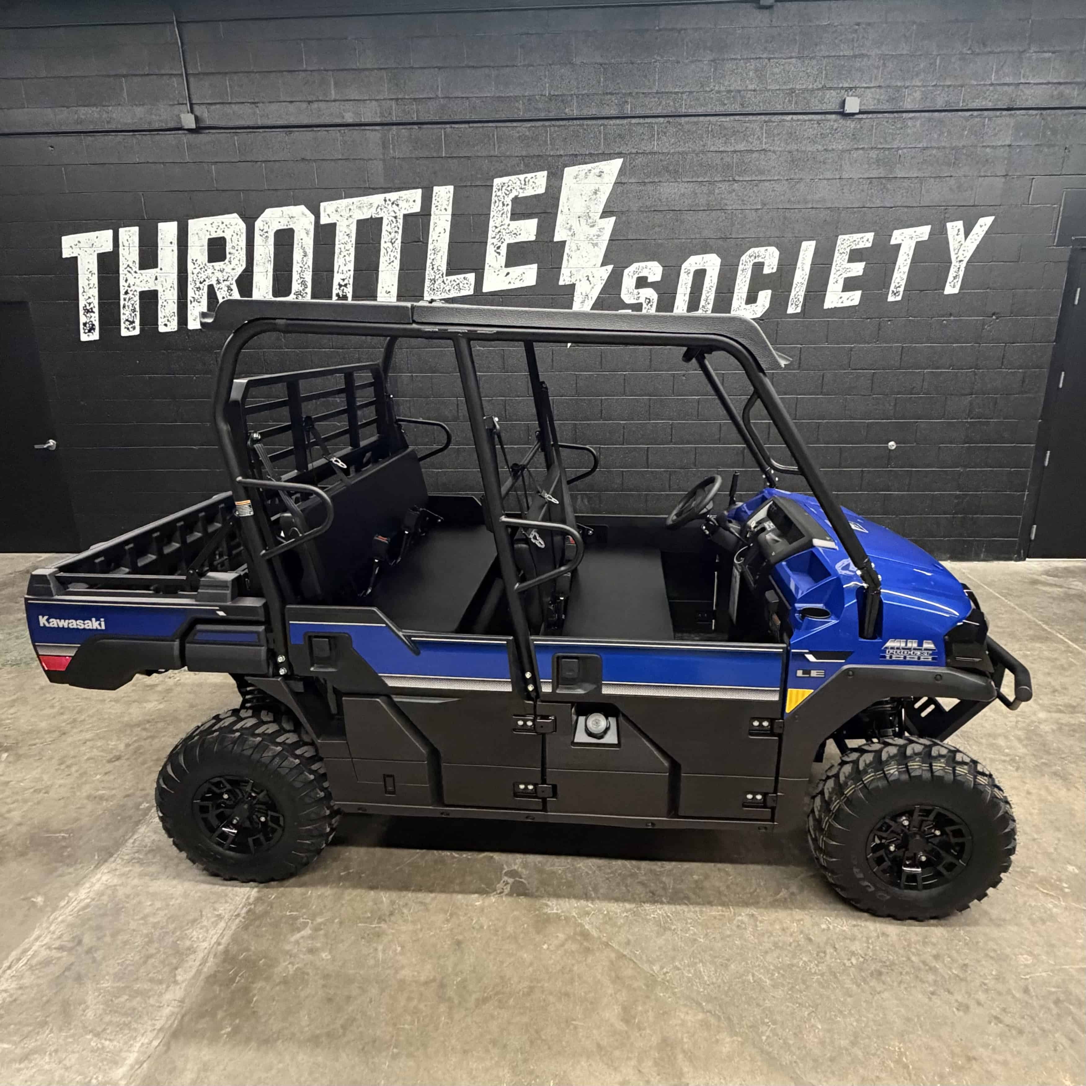 Blue Kawasaki Mule Pro-Fxt 1000 Four Wheelers For Sale Near Fort