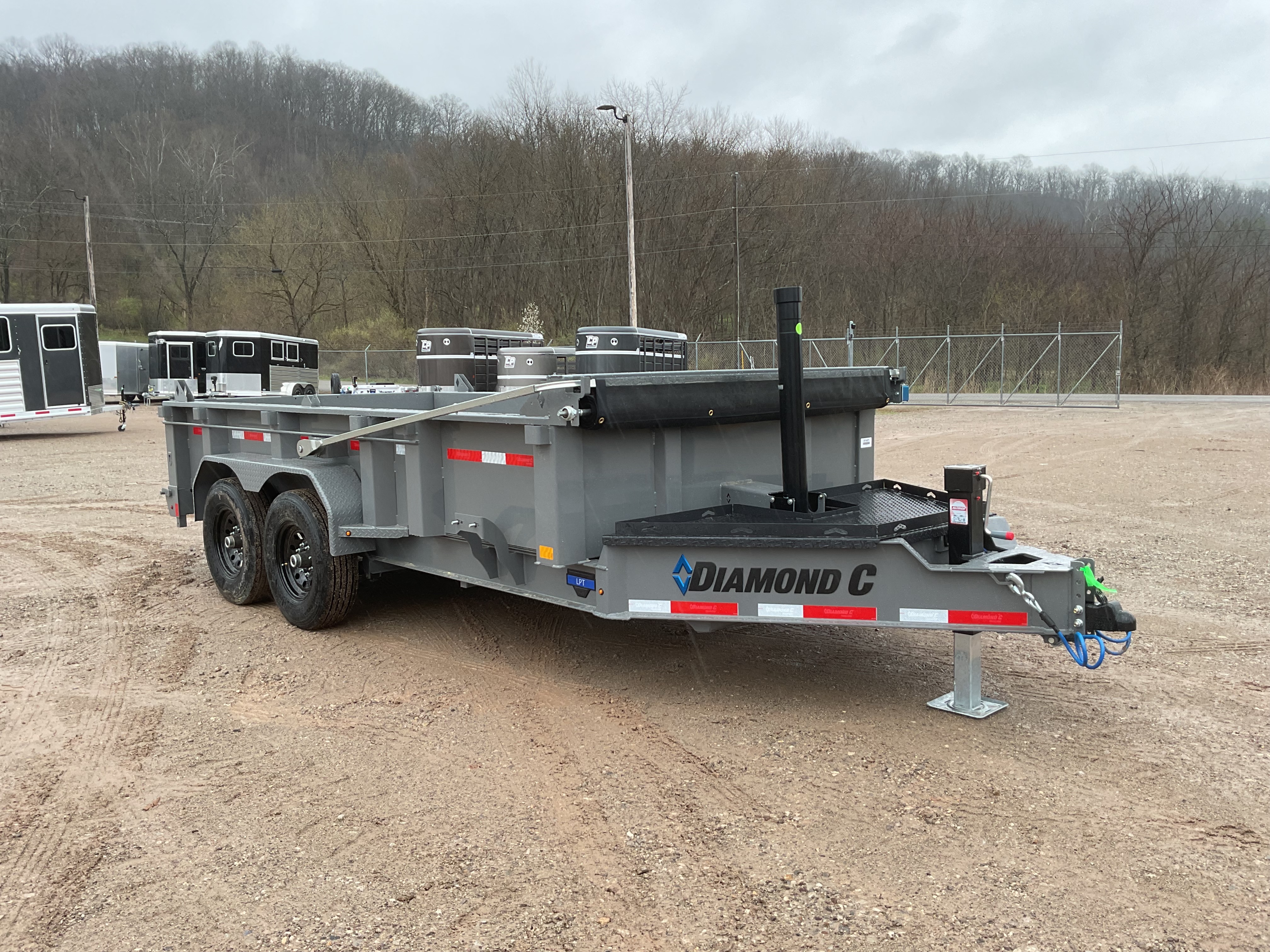 2026 Diamond C 14' Telescopic Dump Trailer in Athens, OH