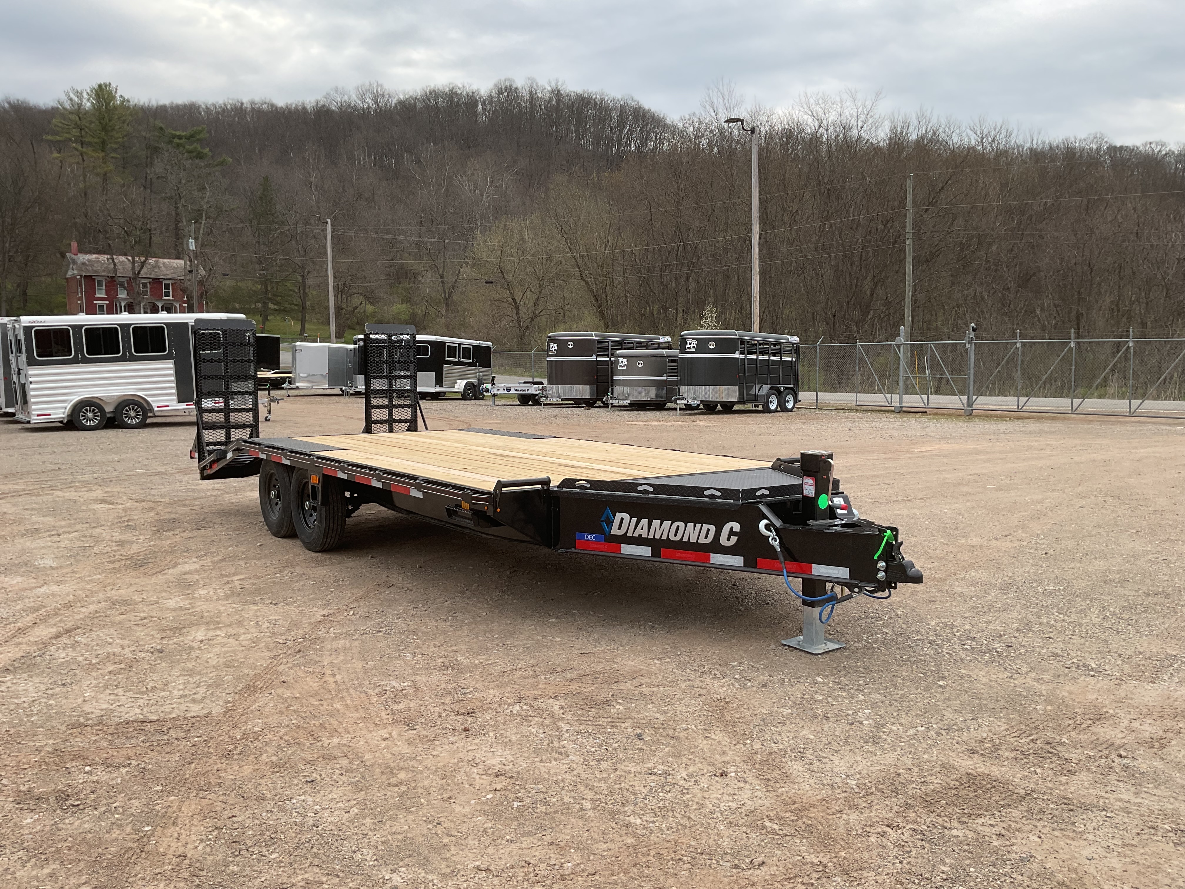 2026 Diamond C 20' Flat Deck Equipment Trailer in Athens, OH