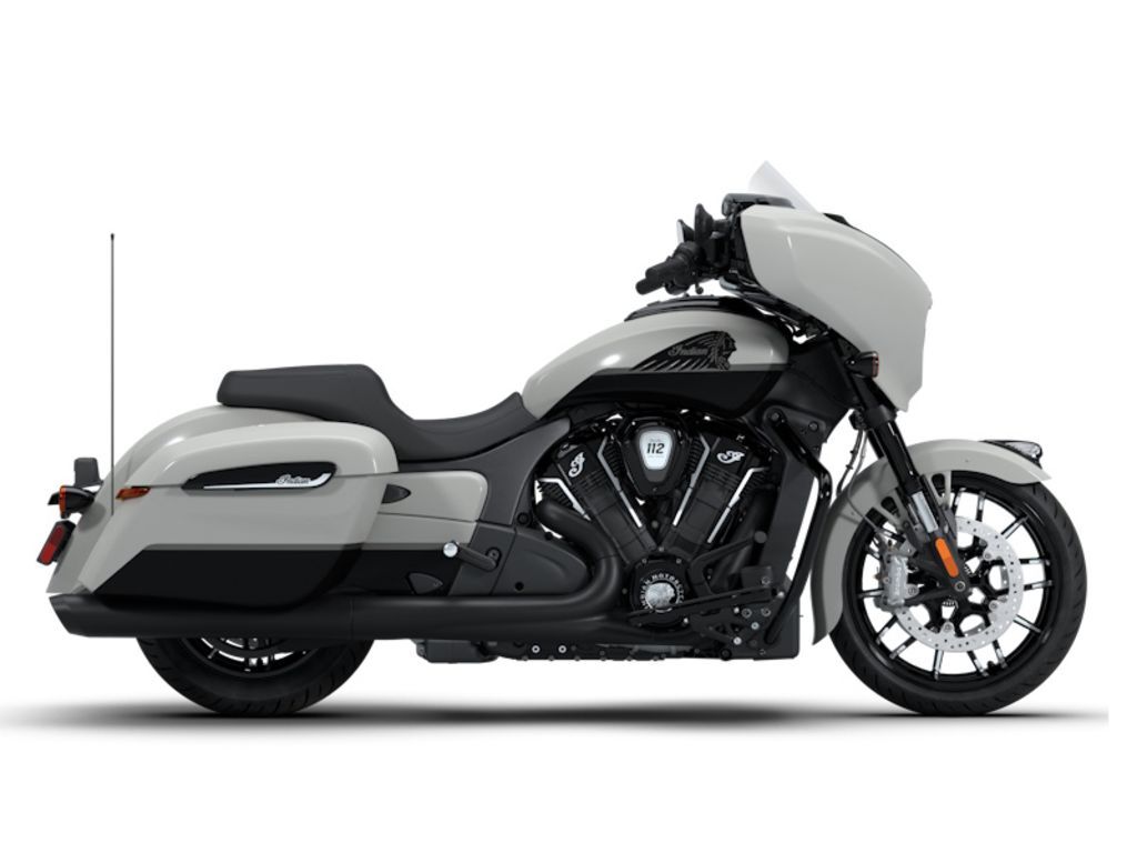 2026 Indian Motorcycle® Chieftain® PowerPlus Dark Horse® 112 Chalk with Black DARK HORSE in Watkins, MN