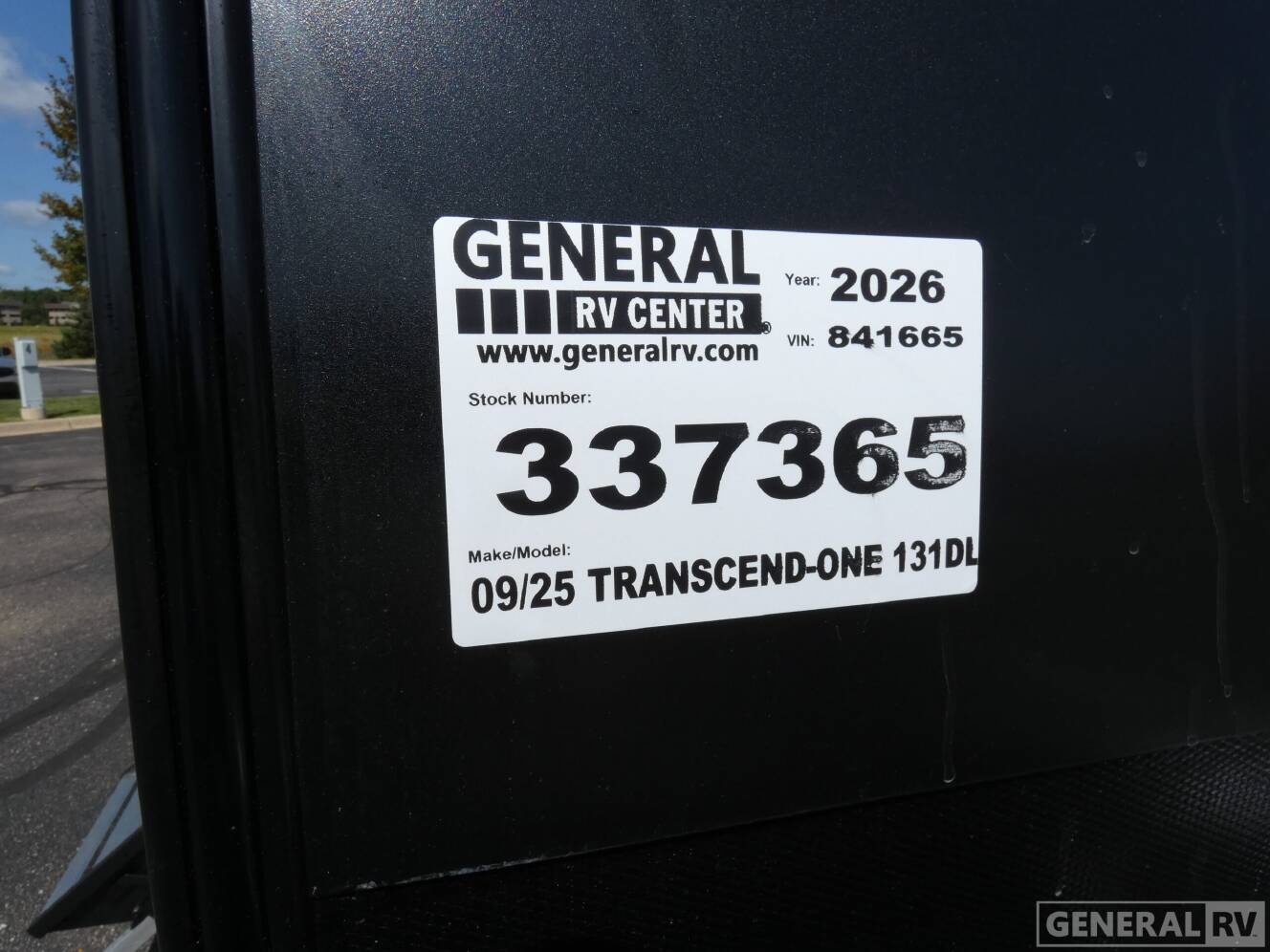 A photo of this 2026 Grand Design TRANSCEND ONE 131DL