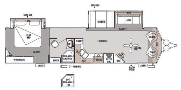 2014 Forest River Rv Wildwood DLX 353FLFB in minot ND