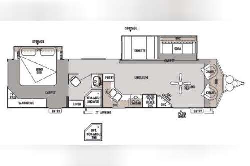 2014 Forest River Rv Wildwood DLX 353FLFB in minot ND
