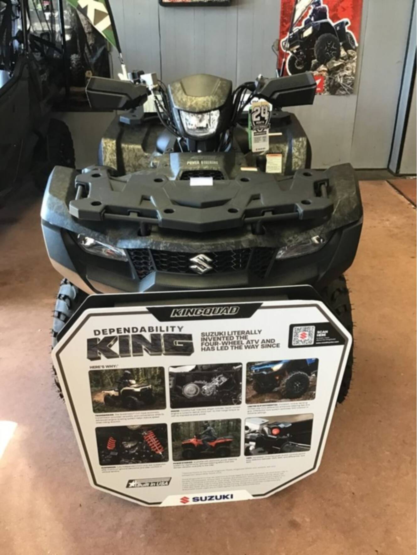 A photo of this 2025 Suzuki KingQuad 500AXi Power Steering SE Plus