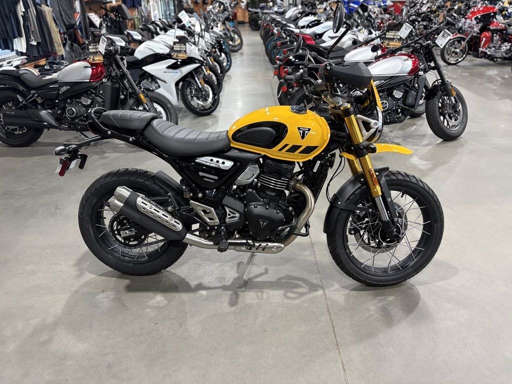 2026 Triumph Scrambler 400 XC Racing Yellow 400 XC in Fayetteville, NC