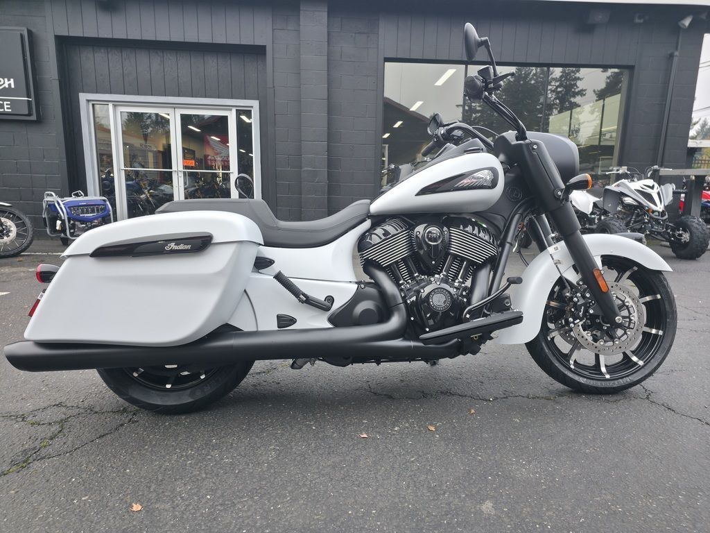 2026 Indian Motorcycle® Springfield ® Dark Horse® Ghost White Metallic Smoke DARK HORSE in Bremerton, WA