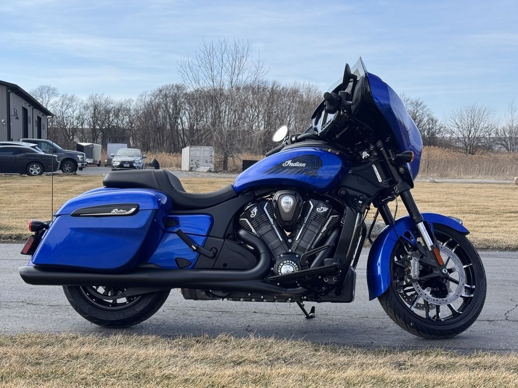 2026 Indian Motorcycle® Chieftain® PowerPlus Dark Horse® Deep Blue Metallic DARK HORSE in Monee, IL