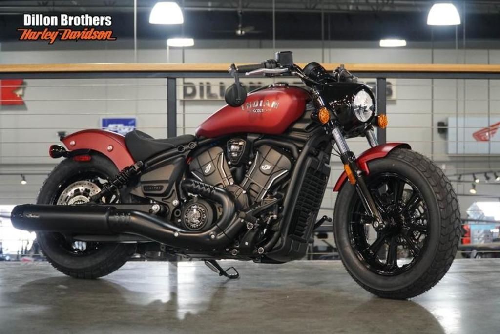 2025 Indian Motorcycle® Scout® Bobber Limited Sunset Red Smoke BOBBER in Omaha, NE