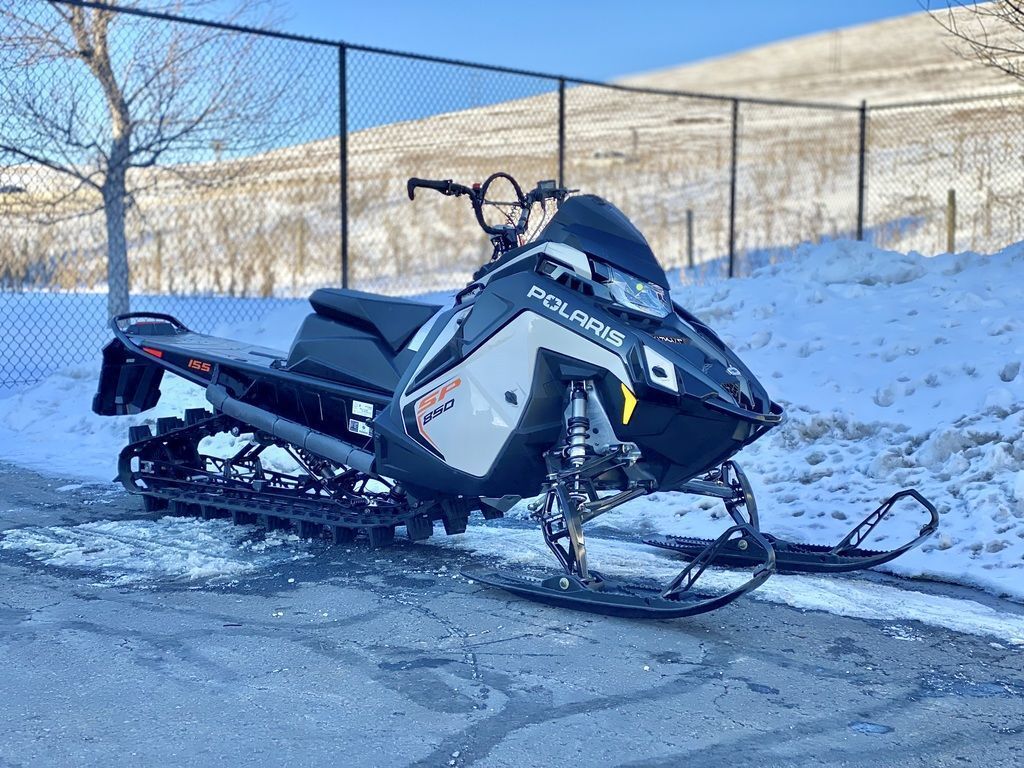2025 Polaris® 850 RMK SP 155 Mirage Gray / Gloss Black in enumclaw WA