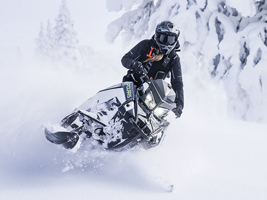 2026 Polaris® 850 RMK SP 155 White Lightning / Gloss Black / Neon 850 155 in enumclaw WA