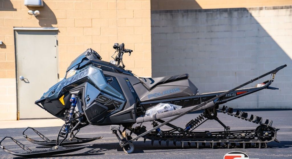 2026 Polaris® Patriot 9R RMK Khaos 155 Gloss Black / Blue Dusk in enumclaw WA