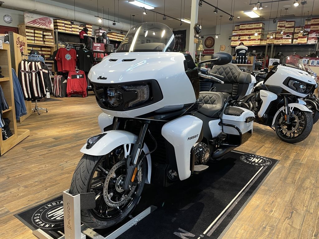 2026 Indian Motorcycle® Pursuit® Dark Horse® 112 w/ PowerBand Audio Ghost Whi DARK HORSE in Sturgis, SD