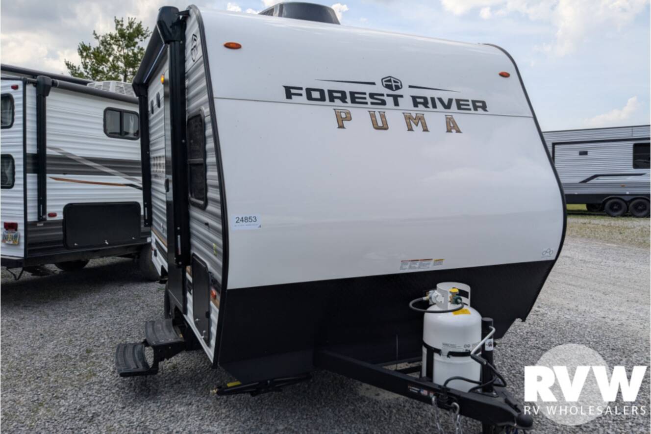 A photo of this 2027 Palomino Puma Camping Edition Single Axle 121RKCE