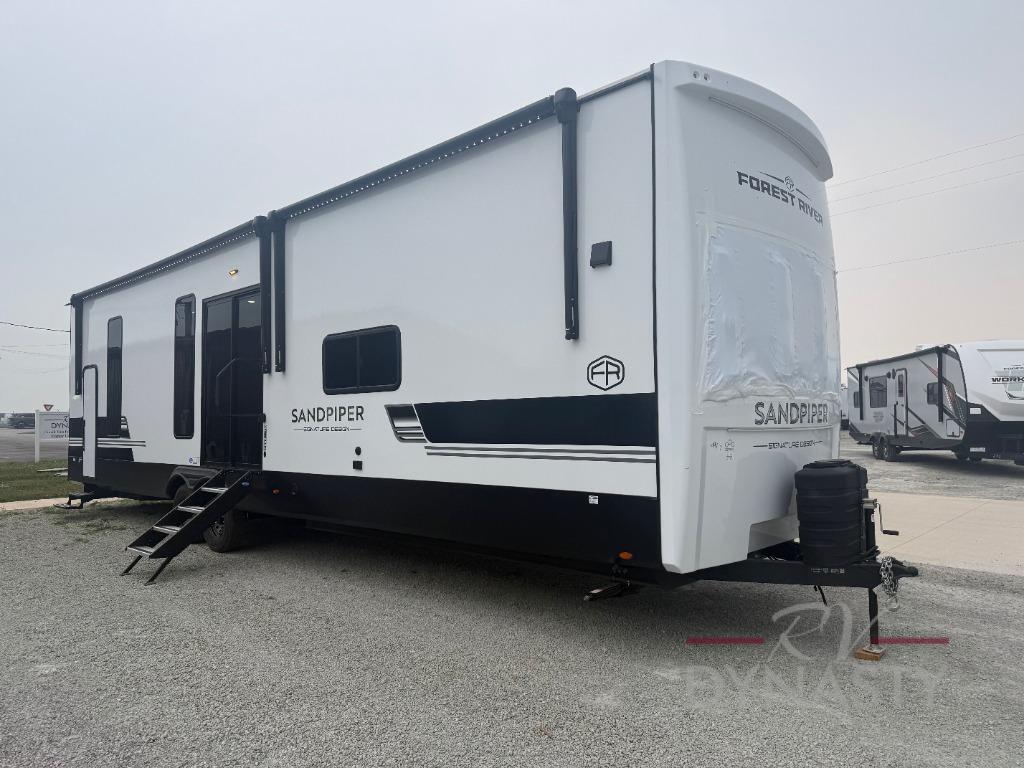 2027 Forest River Rv Sandpiper Destination Trailers 411DBDL in bunker hill IN