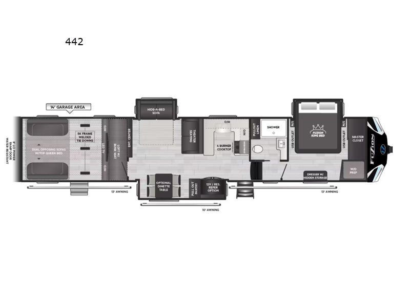 2025 Keystone Rv Fuzion 442 in holland MI