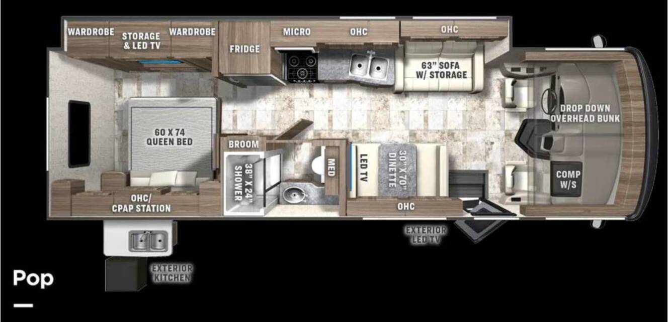 A photo of this 2019 Coachmen Pursuit 29SS