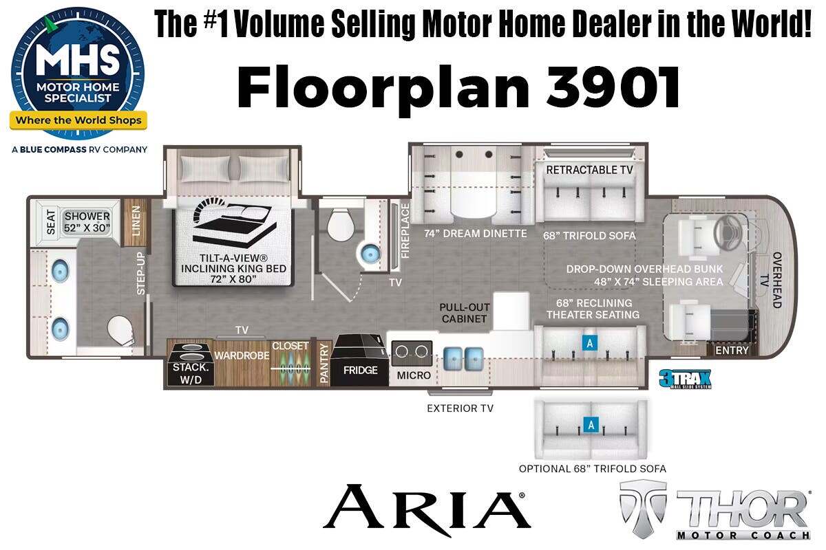 2027 Thor Motor Coach Aria 3901 in alvarado TX