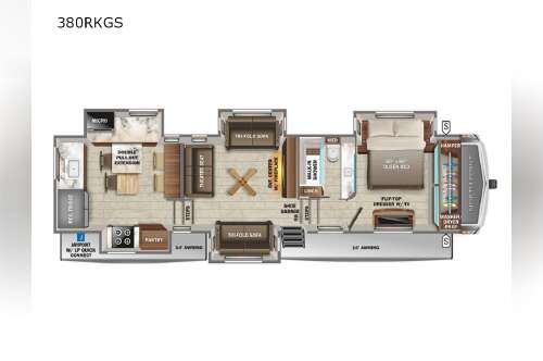 2022 Jayco North Point 380RKGS in wabash IN
