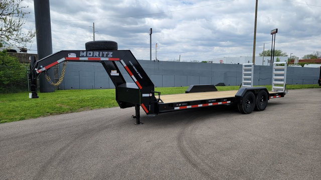 2026 Moritz International 7'X22' 14K GN AR / Spare / LRG / Equipment Trailer in Delphos, OH