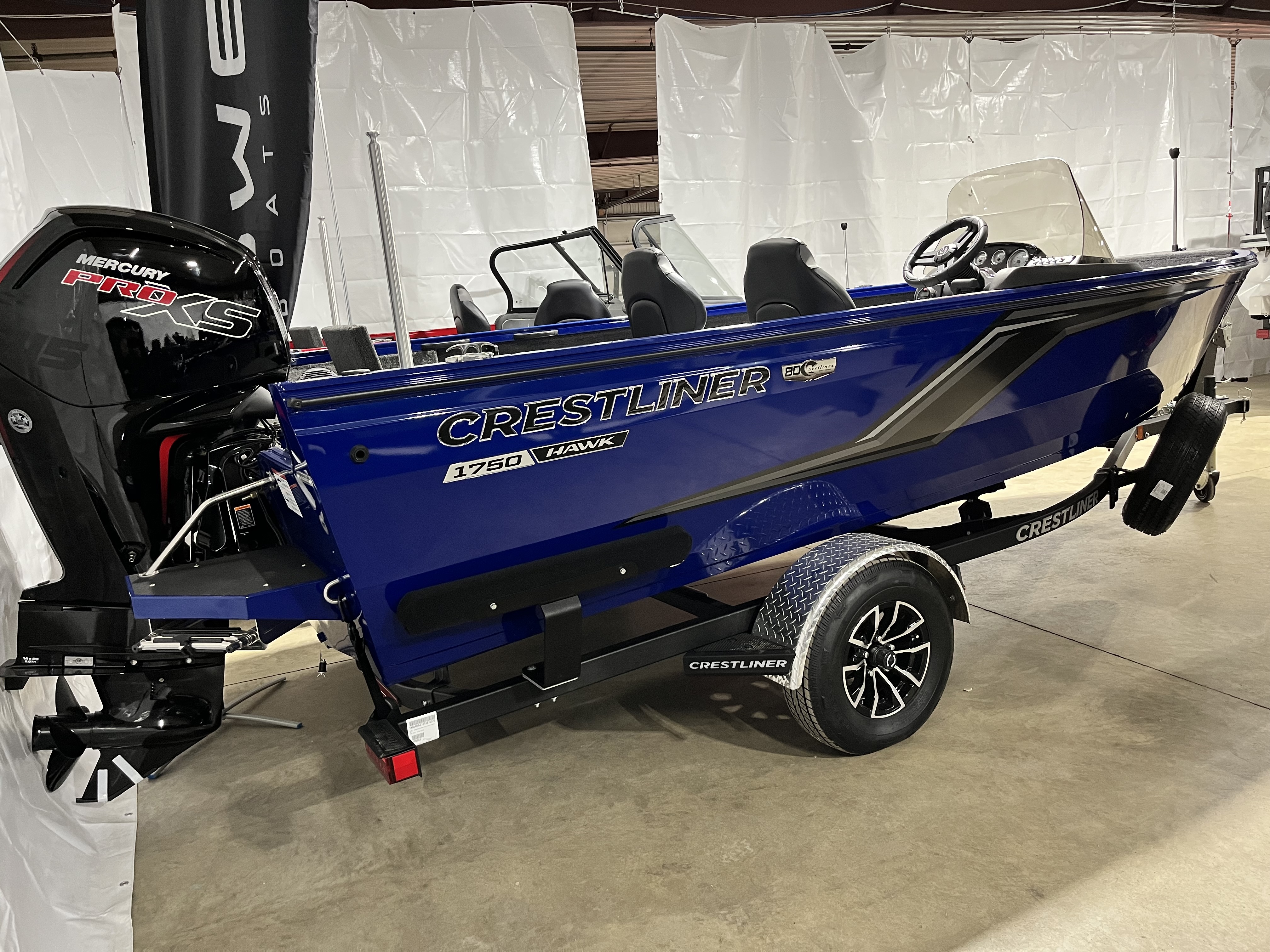 2026 Crestliner 1750 Hawk Side Console 1750 WT JS in pine island MN