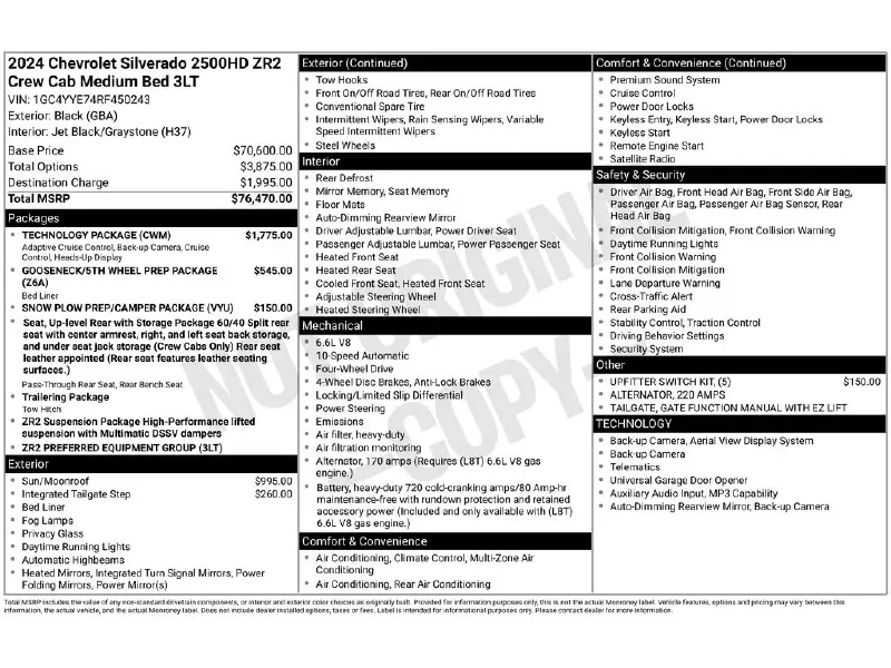 2024 CHEVROLET Silverado 2500HD