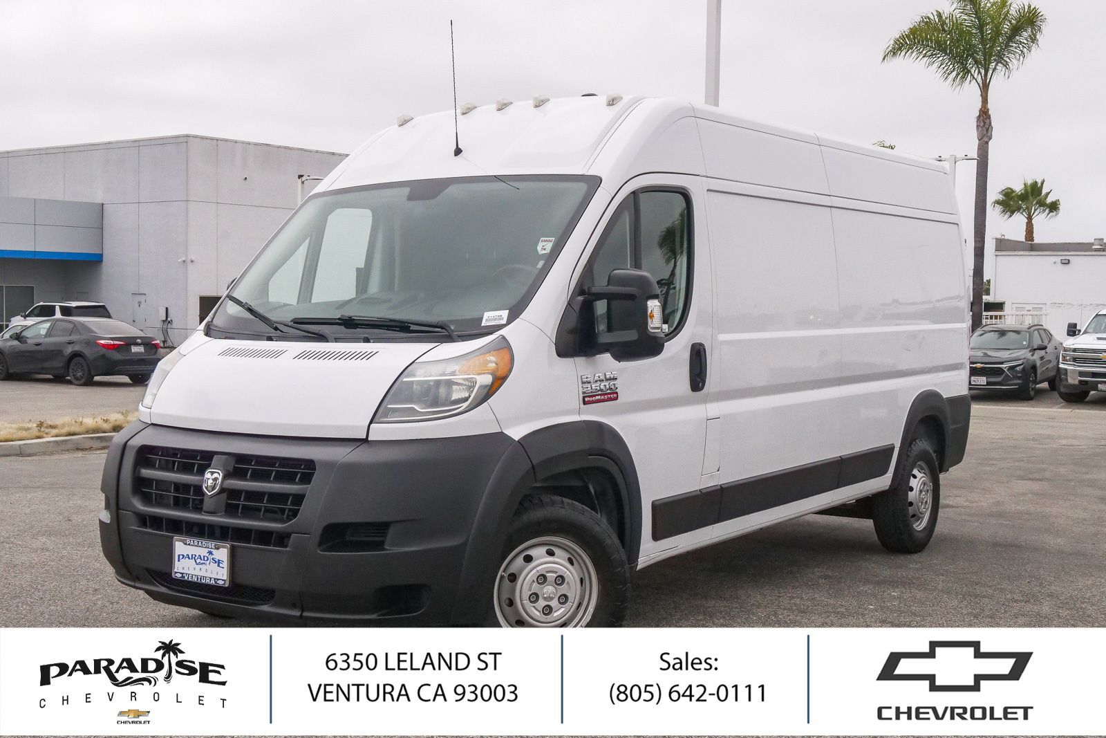 2016 RAM PROMASTER 2500 in Ventura, CA