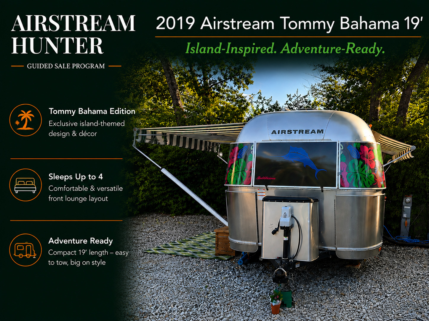 2019 Airstream TOMMY BAHAMA 19CB in french settlement LA
