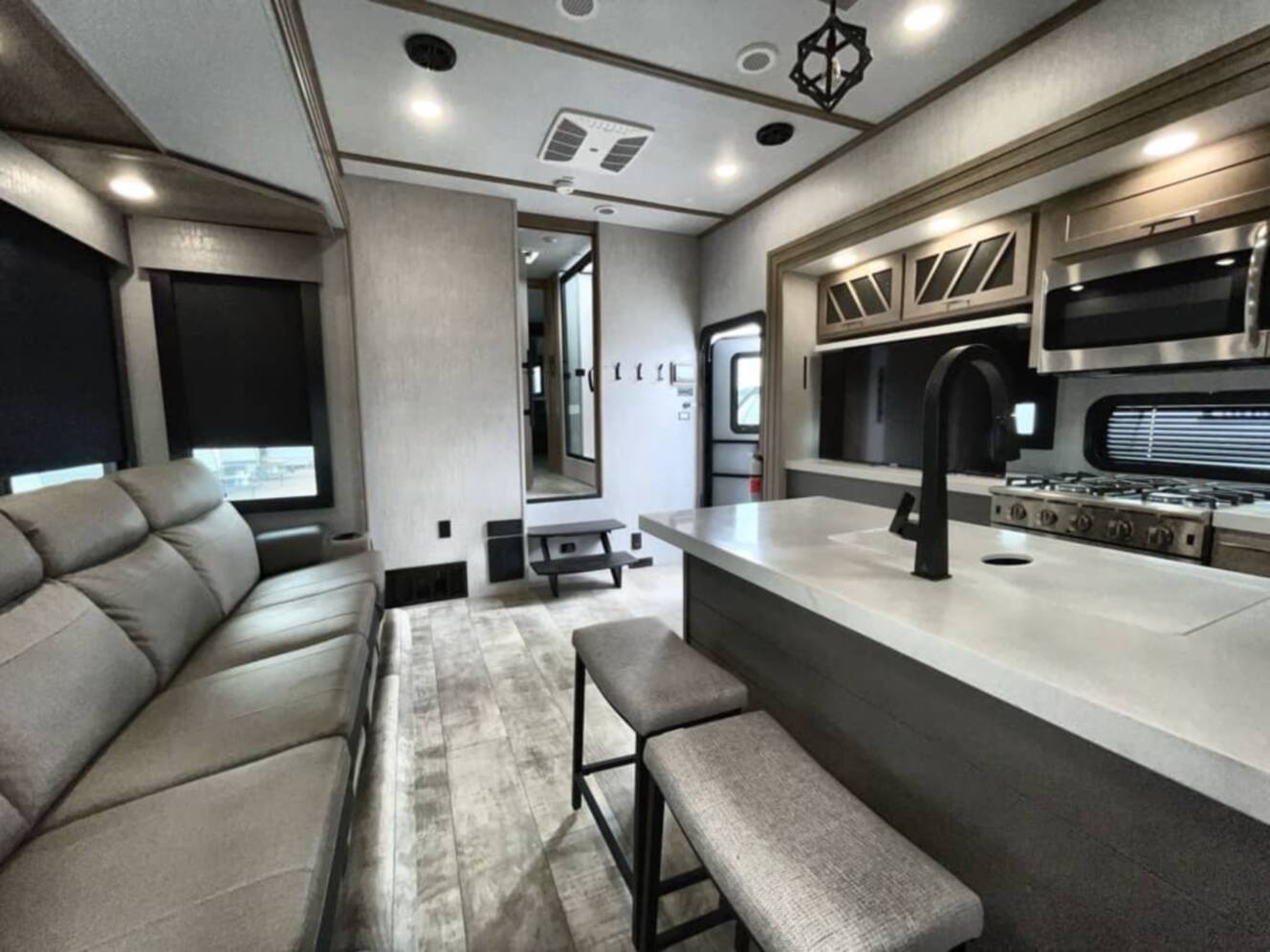 A photo of this 2023 Grand Design MOMENTUM M-CLASS 410CL