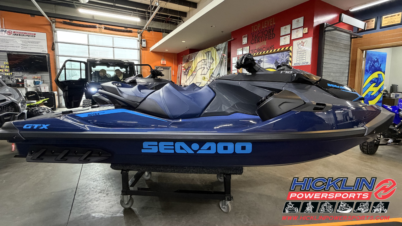 2026 Sea-Doo GTX 170 + Tech Package, Audio, iDF, iBR SE 170 TECH PACKAGE WITH AUDIO IDF AND IBR in Grimes, IA
