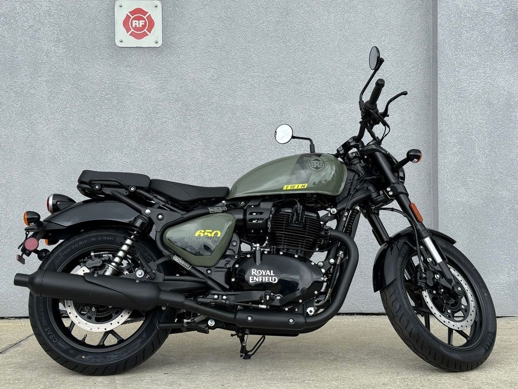 2026 Royal Enfield Shotgun 650 Green Drill 650 in Cocoa, FL