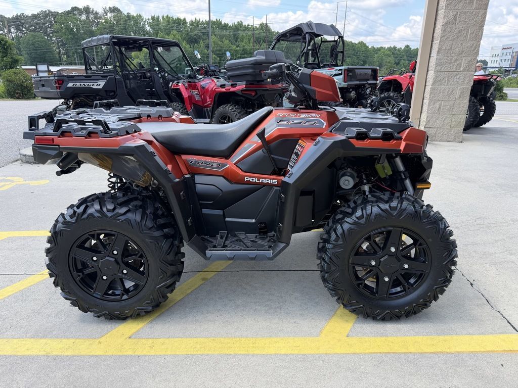 Orange Polaris Sportsman 850 Premium Four Wheelers For Sale - ATV