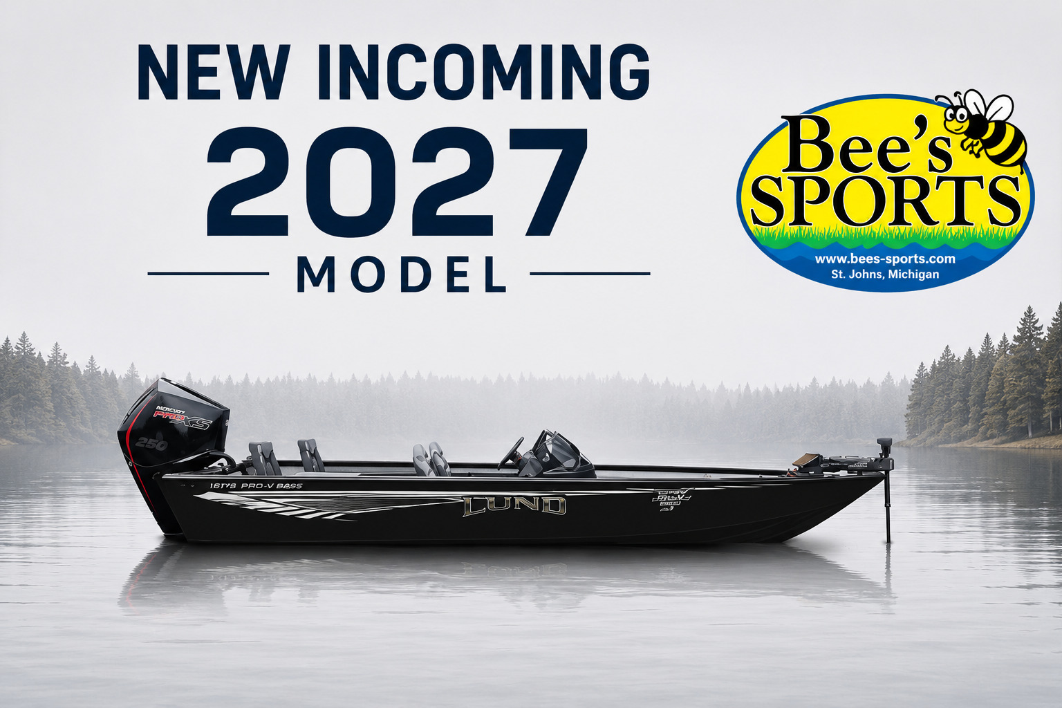 2027 Lund 2075 PRO V BASS XS in st. johns MI