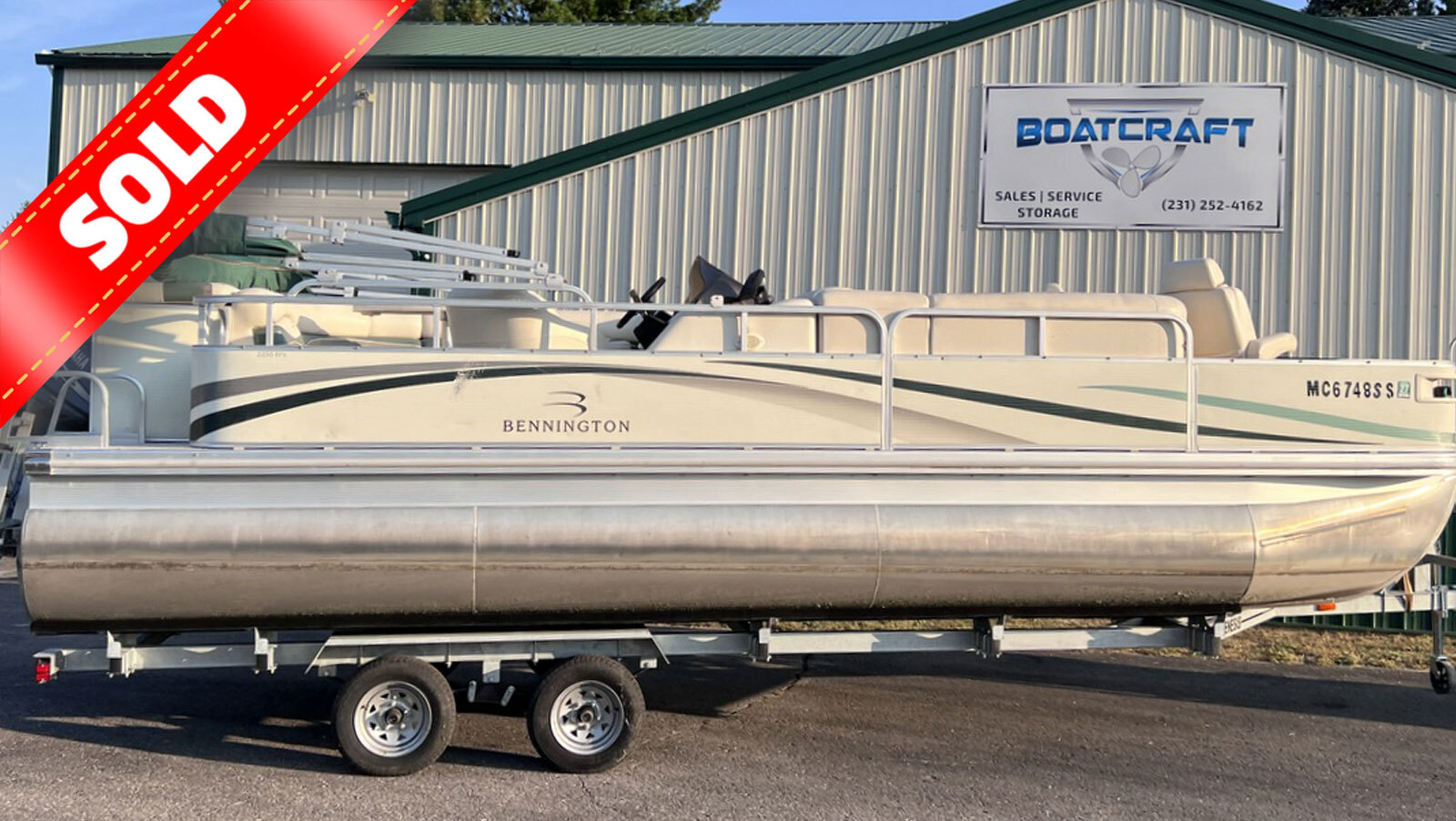 2003 Bennington 2250 RFS in traverse city MI