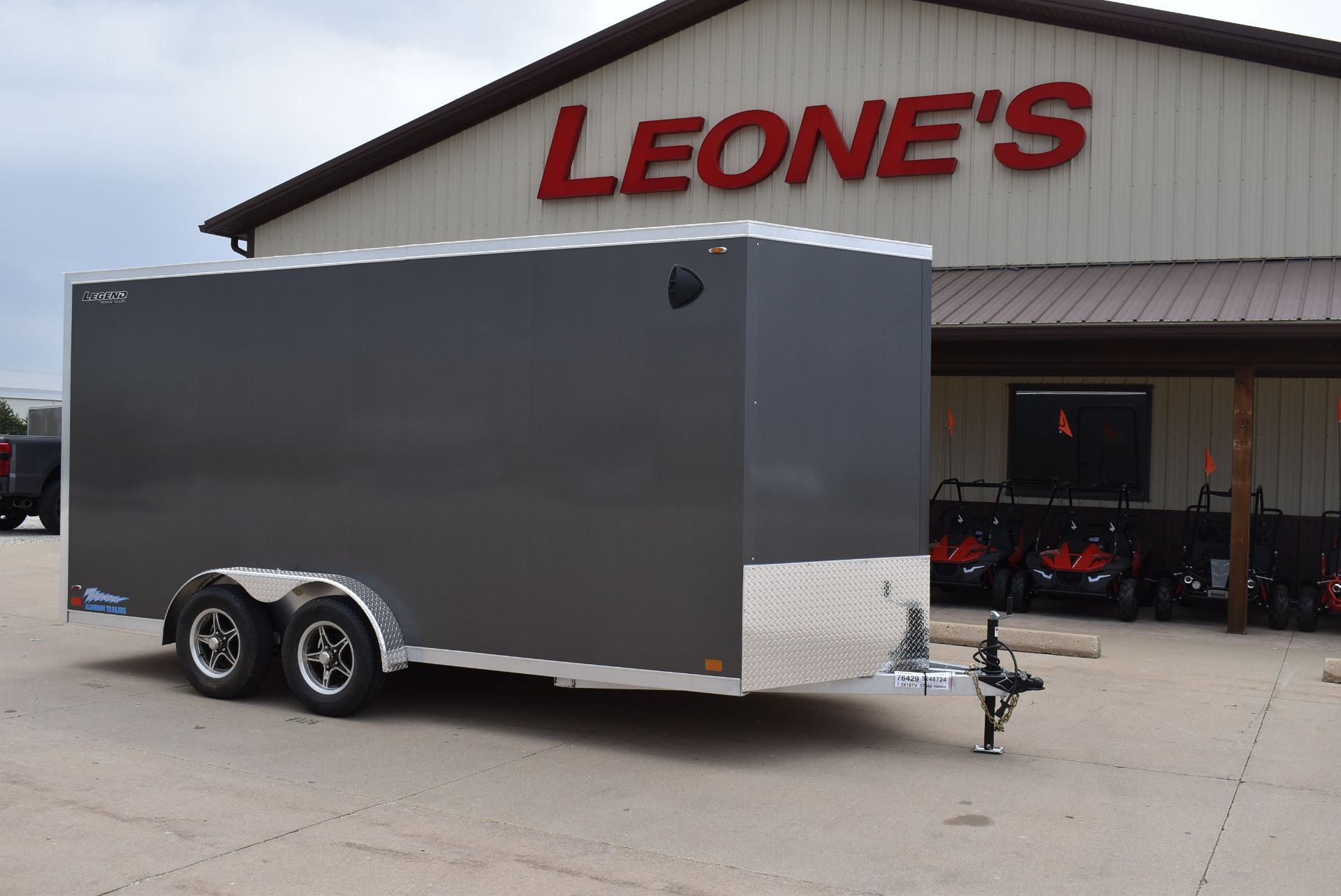 2027 Legend Premium Trailers LEGEND THUNDER V-NOSE 7.5X18 in Peru, IL