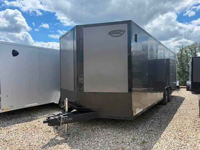 2026 IMPACT TRAILERS Quake 8.5'x24' - Flat Top - V-Nose (Demo) - Tandem in Frankfort, OH