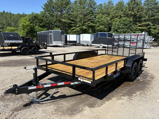 2026 TRIPLE CROWN 7X16 10K Tandem Axle Utility W/Ramp Gate in Turner, ME