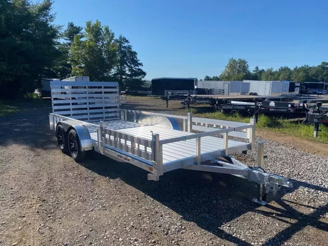 2027 SPORT HAVEN 7x16 Aluminum 7K Deluxe Landscape Trailer w/Remova in Loudon, NH