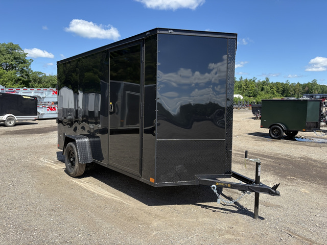 2026 COVERED WAGON 6X12 3K Enclosed Cargo W/Blackout Package & .030 E in Turner, ME